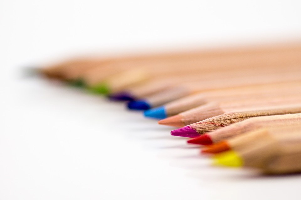 Colour pencils colorful color