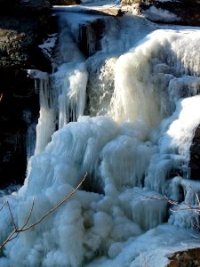 Water, Waterfall, Body Of Water, Freezing photo