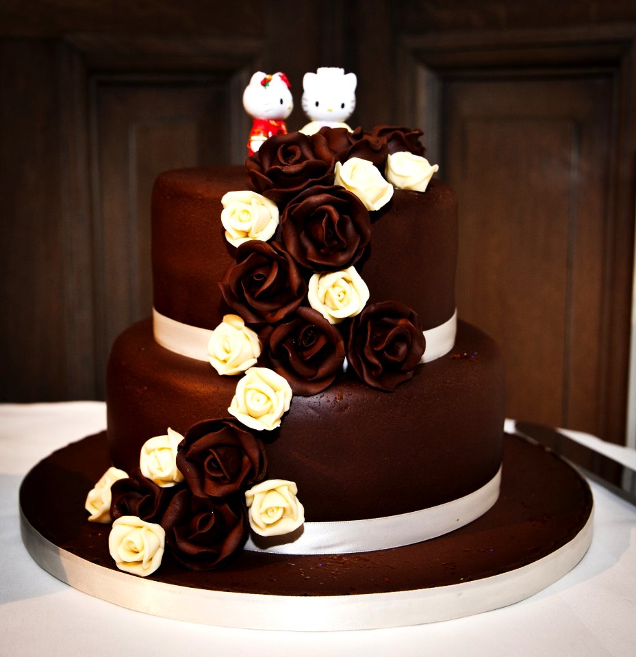 Wedding Cake, Cake, Chocolate Cake, Sugar Cake photo