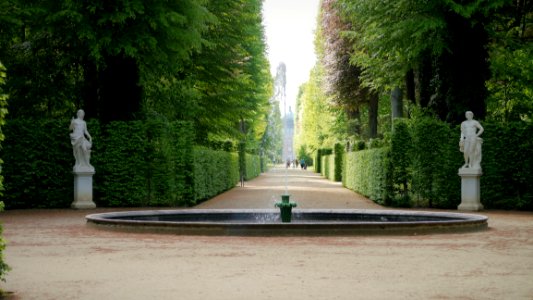 Nature, Tree, Fountain, Water Feature