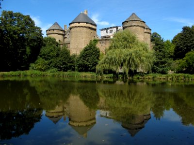 Reflection, Waterway, Water Castle, Chteau photo