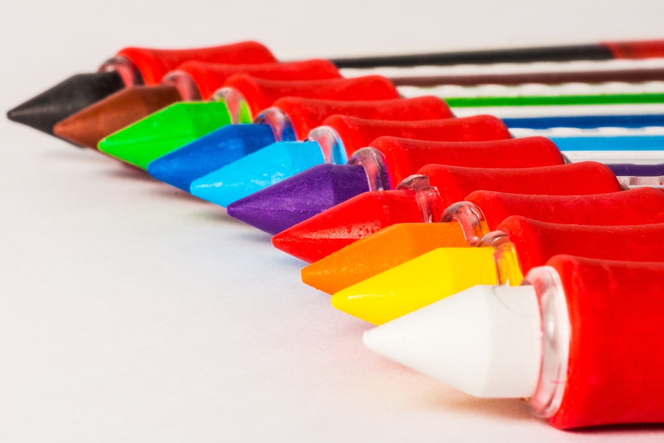 Colour pencils colorful color
