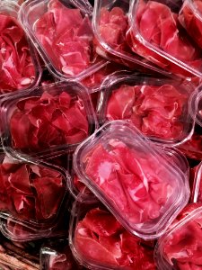 Pink, Meat, Petal, Food