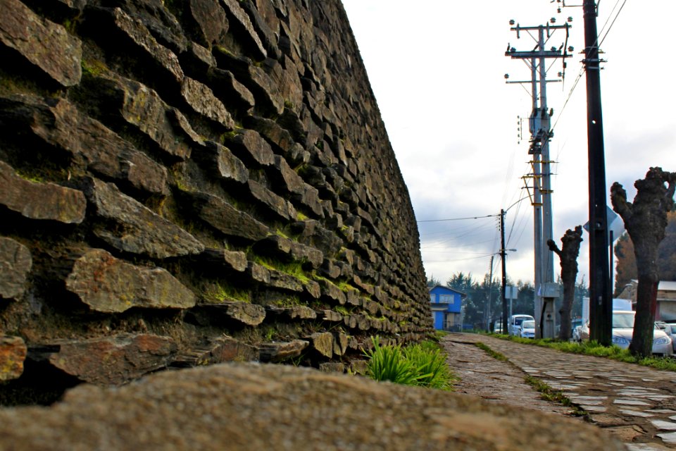 Wall, Sky, Rock, Stone Wall