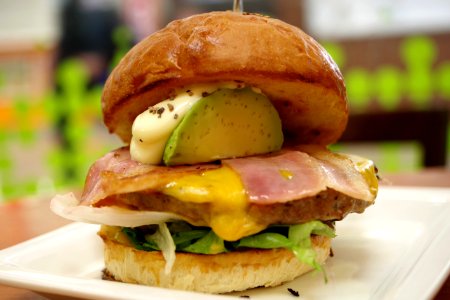 Breakfast Sandwich, Hamburger, Sandwich, Dish photo