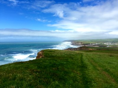 Coast, Headland, Sky, Coastal And Oceanic Landforms photo