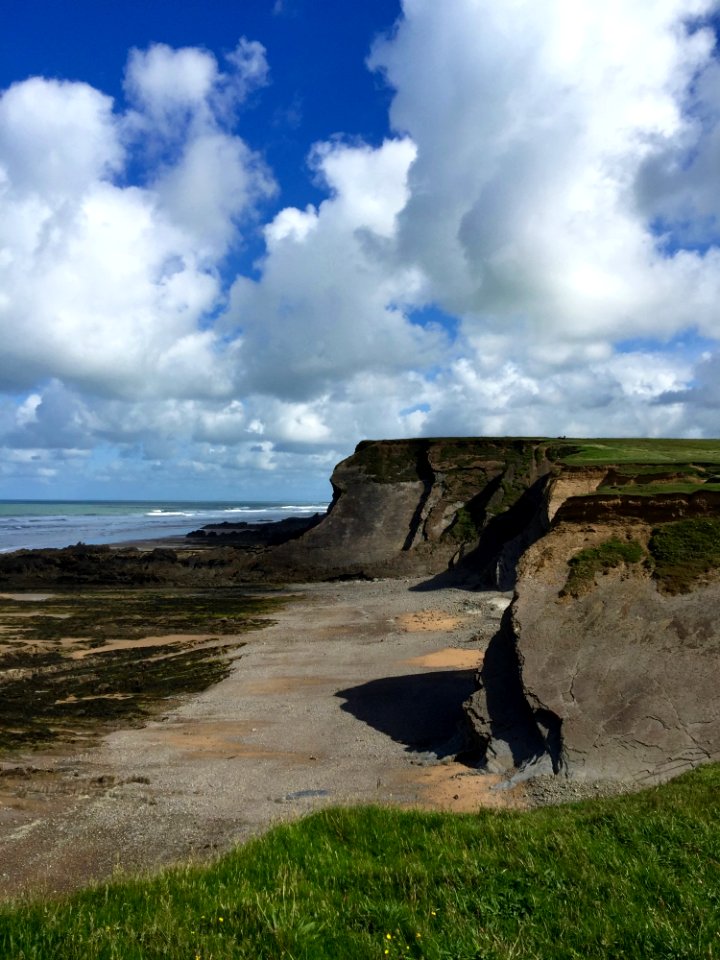 Coast, Sky, Cliff, Cloud