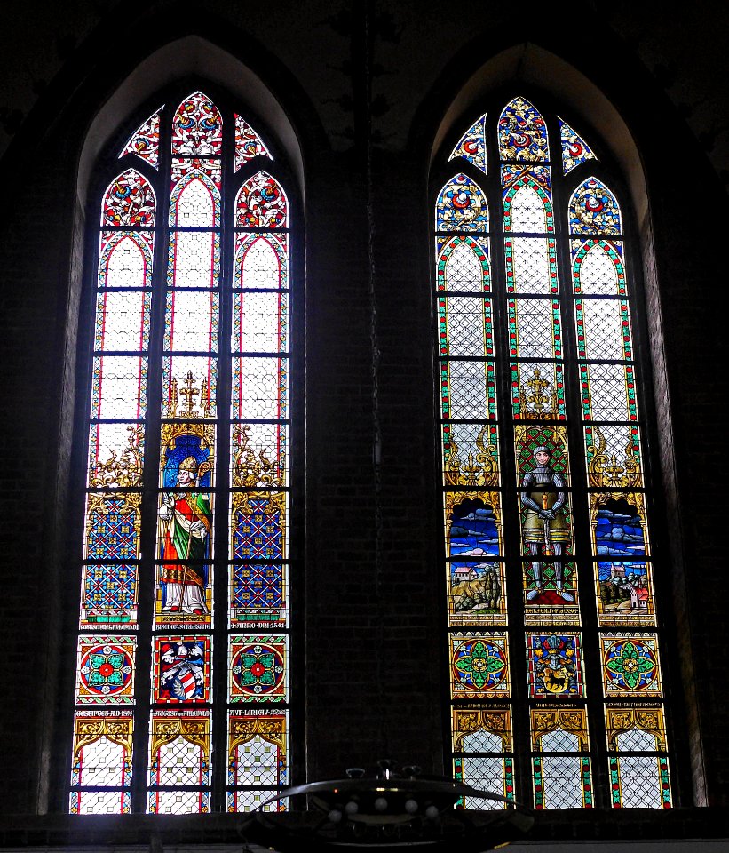 Stained Glass, Glass, Gothic Architecture, Place Of Worship