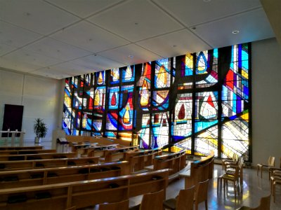 Stained Glass, Glass, Window, Interior Design
