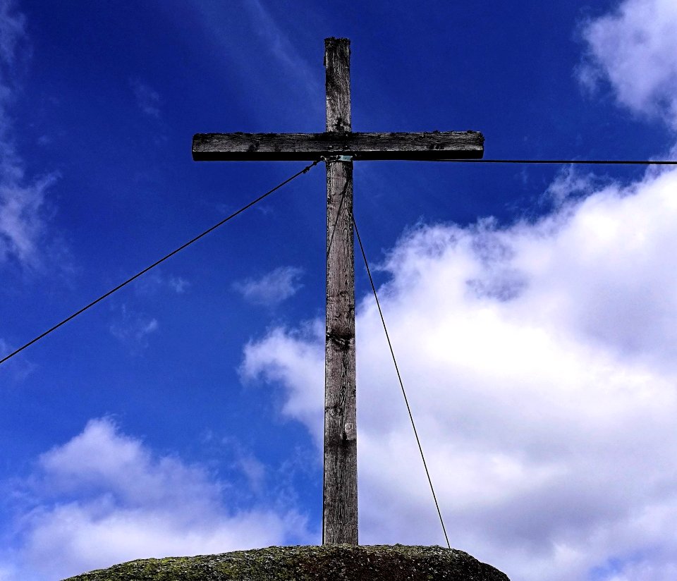 Cross, Sky, Cloud, Symbol