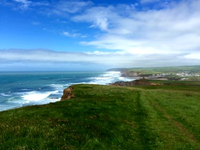 Coast, Headland, Sky, Coastal And Oceanic Landforms