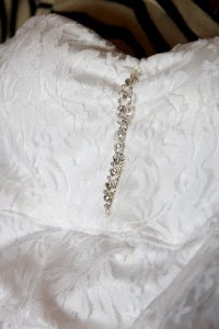 White, Bridal Clothing, Dress, Wedding Dress photo