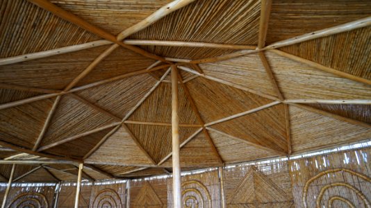 Structure, Ceiling, Wood, Roof photo