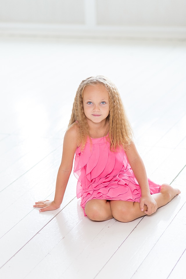 Young white cute