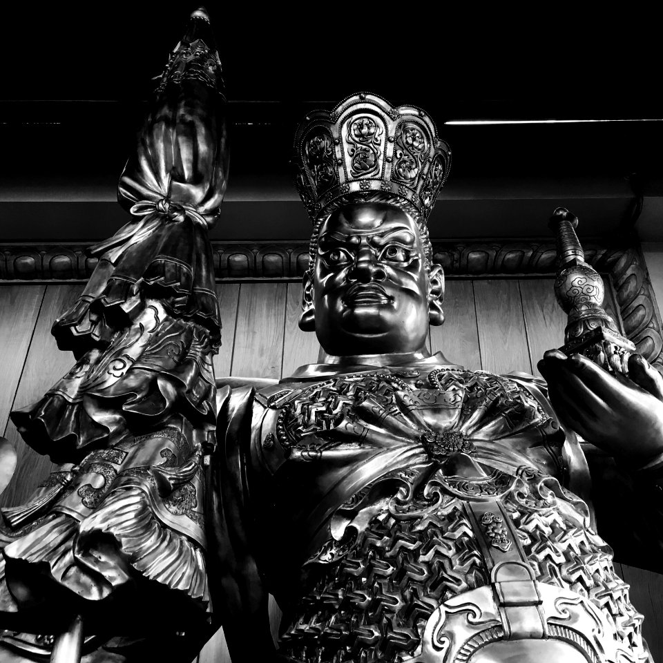 Black And White, Monochrome Photography, Monochrome, Temple