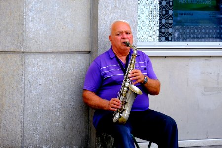 Musical Instrument Saxophone Wind Instrument Musician photo