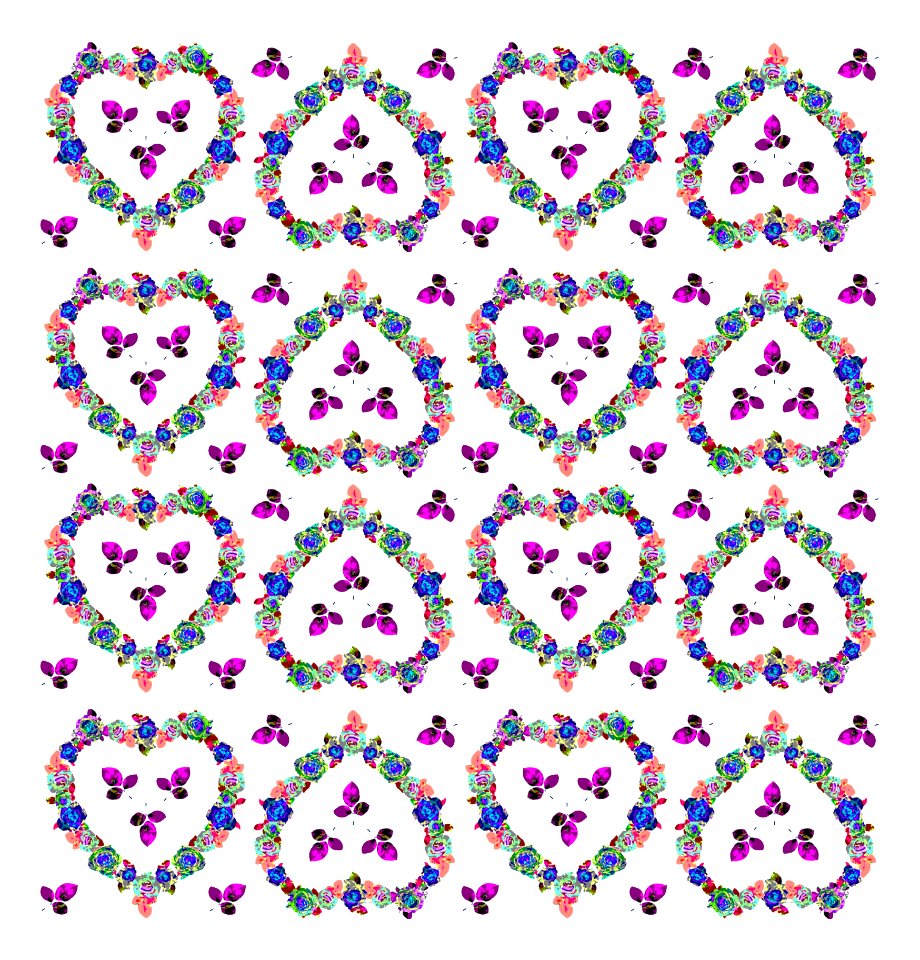 Purple Text Pink Flower