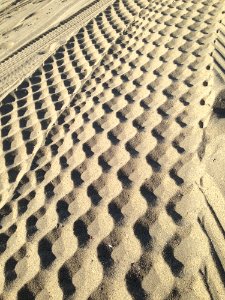 Sand Pattern Line Material photo
