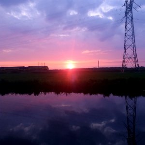 Reflection Waterway Sky Horizon