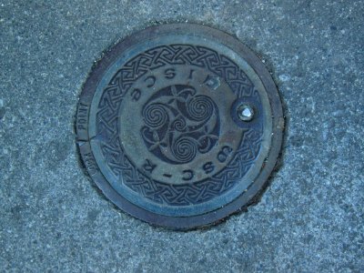 Manhole Manhole Cover Circle Wheel