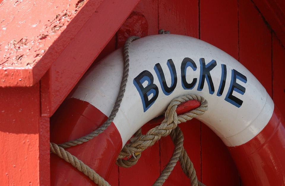 Safety buoy life buoy fishing port
