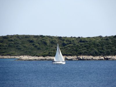 Waterway Water Sailboat Sea photo