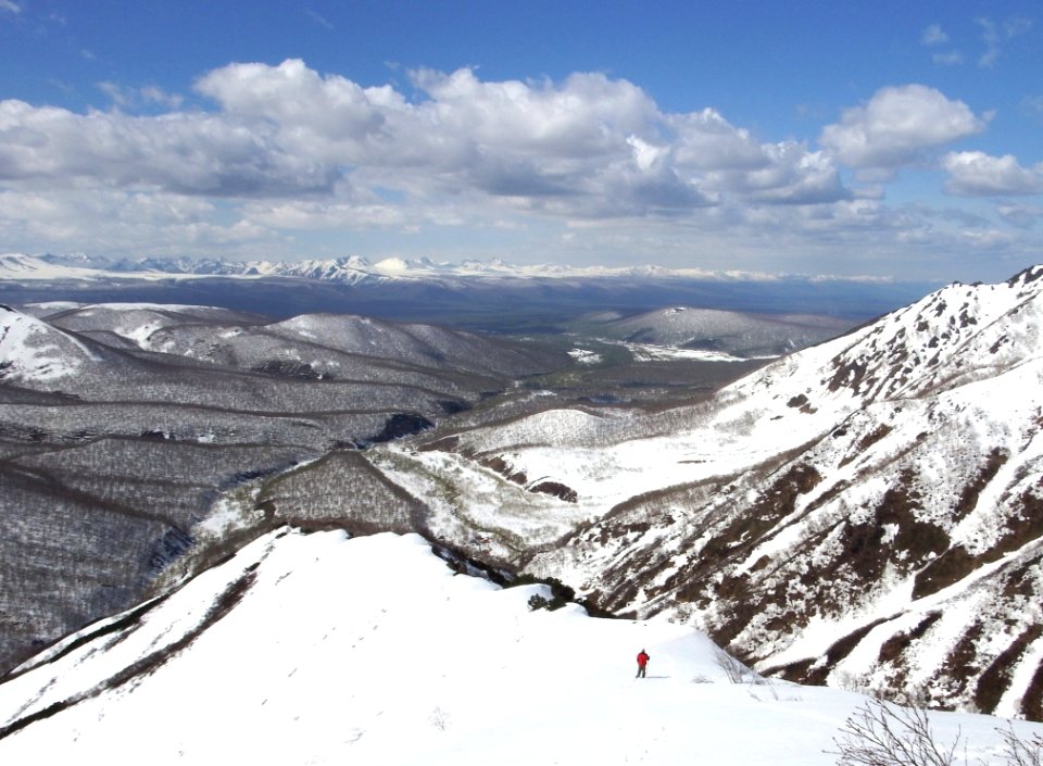 Mountainous Landforms Snow Ridge Winter