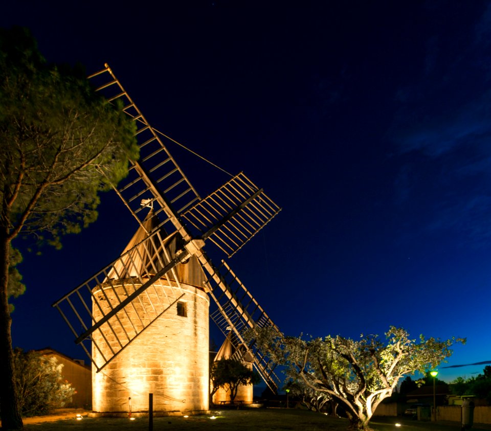 Landmark Sky Windmill Architecture