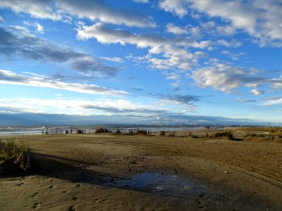 Sky Cloud Horizon Shore photo
