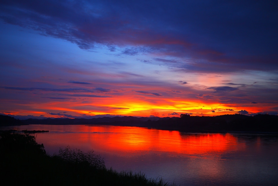 Laos sky evening sky