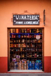 Liquor Store Distilled Beverage Retail Glass photo