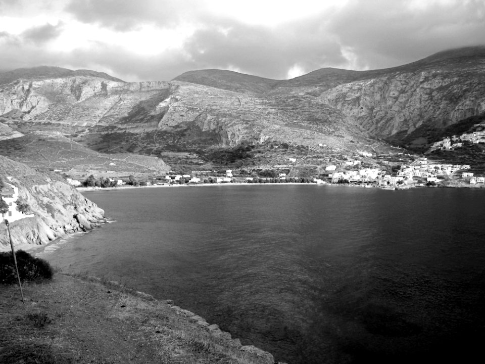 Sky Highland Nature Black And White photo