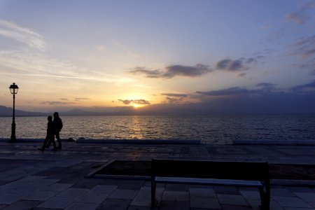 Sea Sky Horizon Sunrise photo
