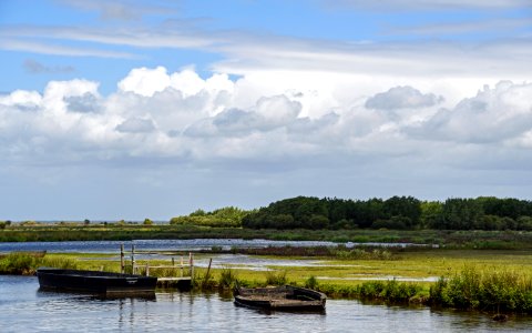 Waterway Sky Loch Wetland photo