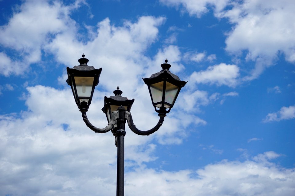 Sky Cloud Street Light Light Fixture