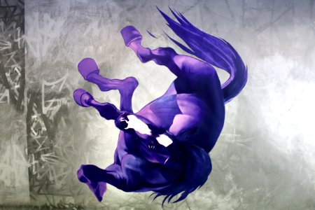 Purple Violet Art Flower