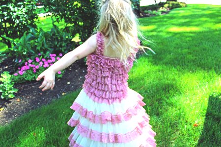 Clothing Pink Green Dress photo