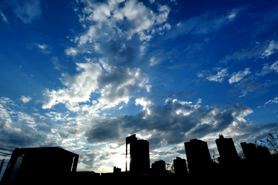 Sky Cloud Daytime Skyline