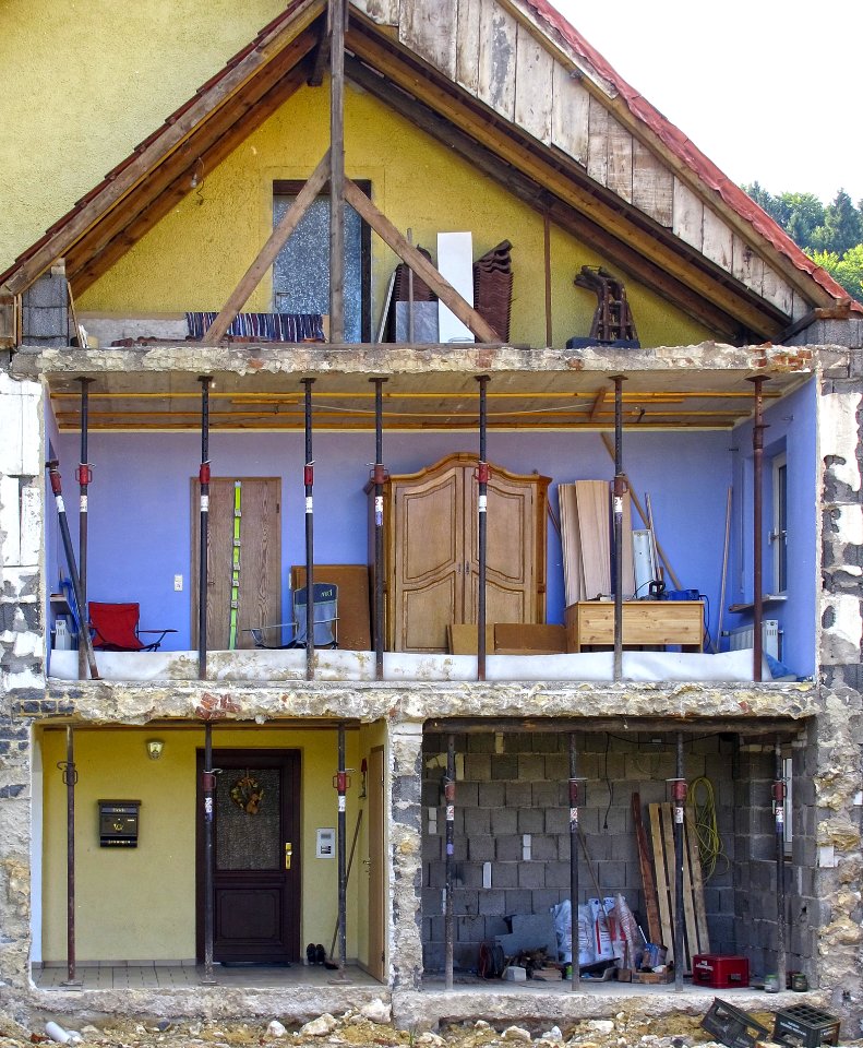 House Facade Building Balcony