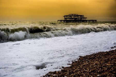 Sea Wave Body Of Water Shore photo