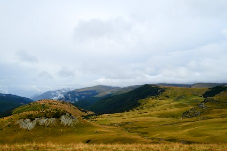 Highland Grassland Sky Fell