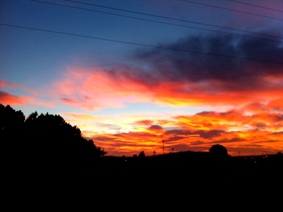 Sky Red Sky At Morning Afterglow Horizon photo