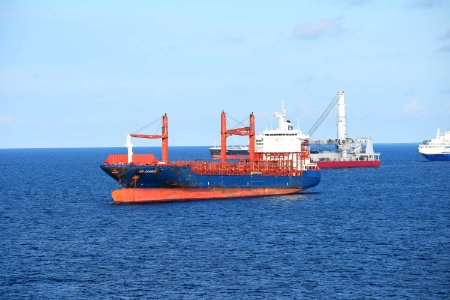Container Ship Water Transportation Ship Cargo Ship photo