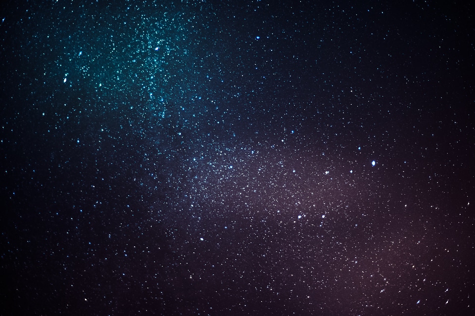 Starry sky space cosmos