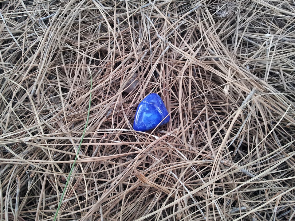Lapis lazuli precious stones blue