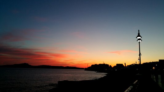 Sky Horizon Sunset Sea photo