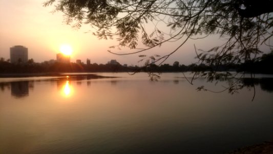 Reflection River Sunrise Sky photo