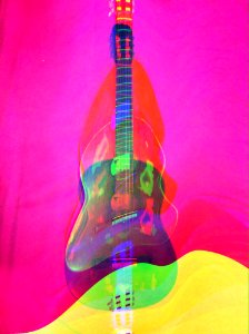 Guitar Yellow Plucked String Instruments Musical Instrument