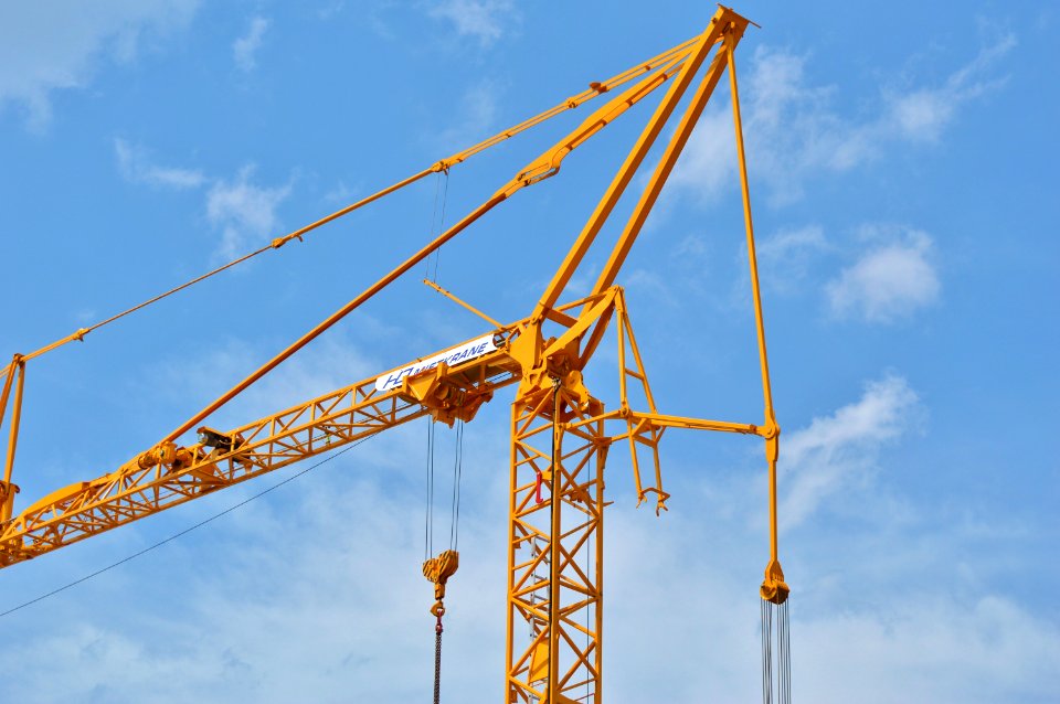 Sky Yellow Crane Structure