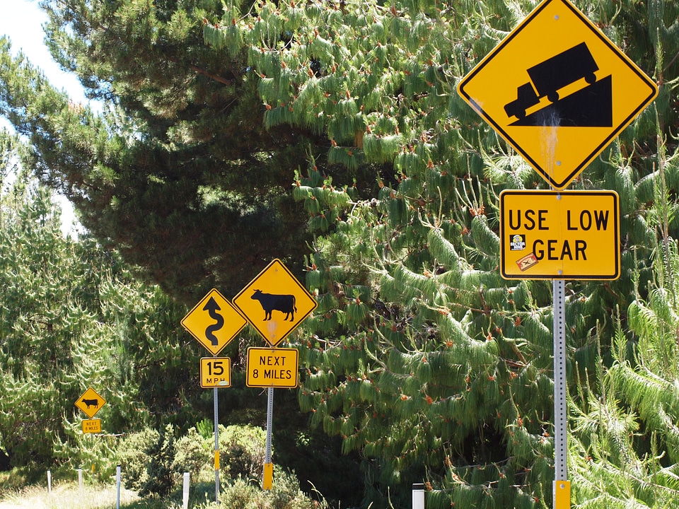 Maui signs road